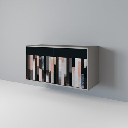 COLLAGE OF RECTANGLES Aparador de 2 Puertas