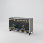 ROYAL ORDINARINESS 2-Door Sideboard in Grey Finish