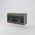 ROYAL ORDINARINESS 2-Door Sideboard in Grey Finish