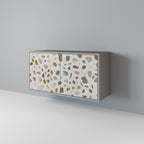 PIECES OF TOMORROW Aparador de 2 Puertas en Acabado Gris