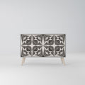 MONOCHROME NEXUS 2-Door Sideboard in Grey Finish