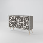MONOCHROME NEXUS 2-Door Sideboard in Grey Finish