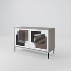 SHADOW SYNCHRONY 2-Door Sideboard in Grey Finish