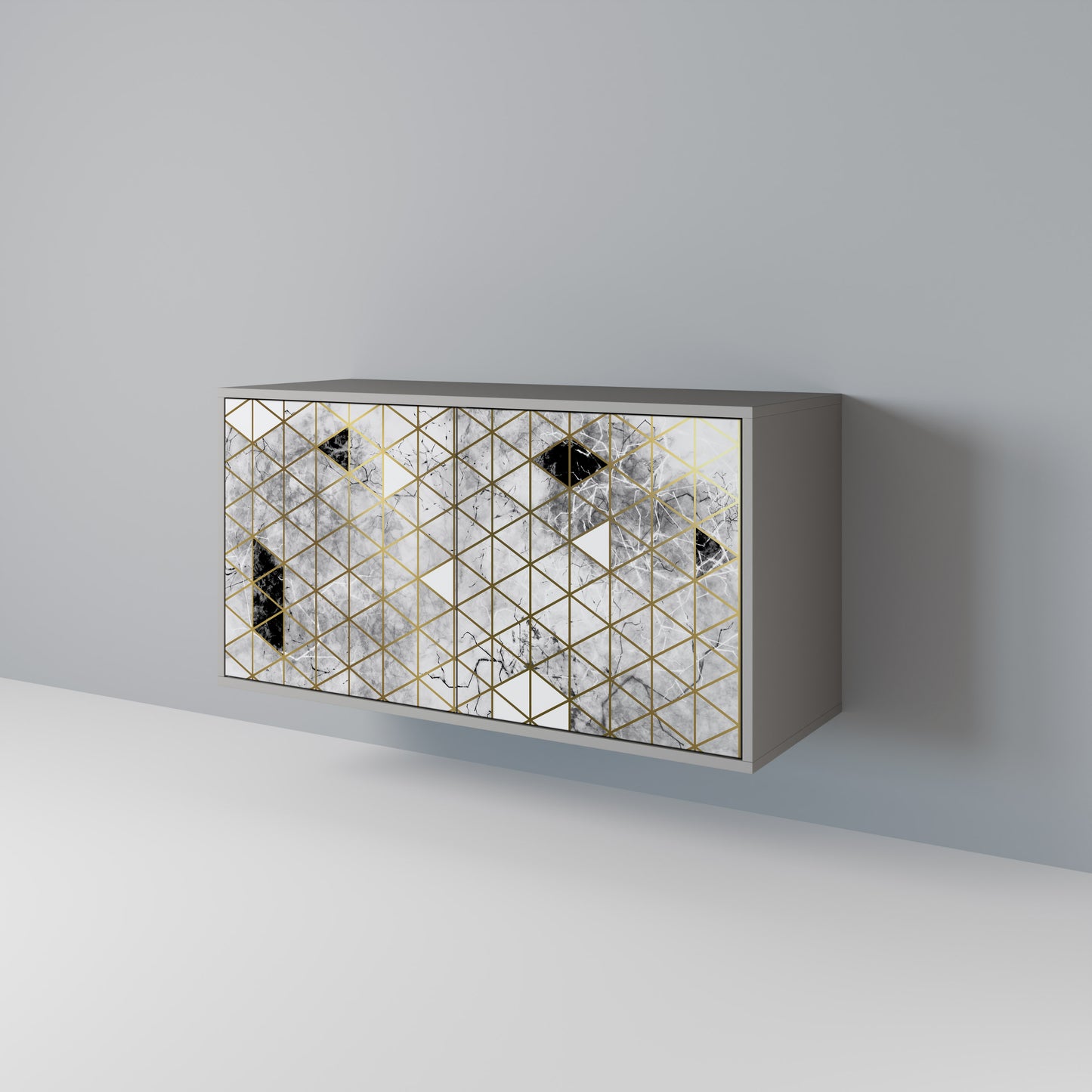 ASHEN ARIA Aparador de 2 Puertas
