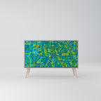 NOSTALGIC MEMORIES 2-Door Sideboard in Grey Finish