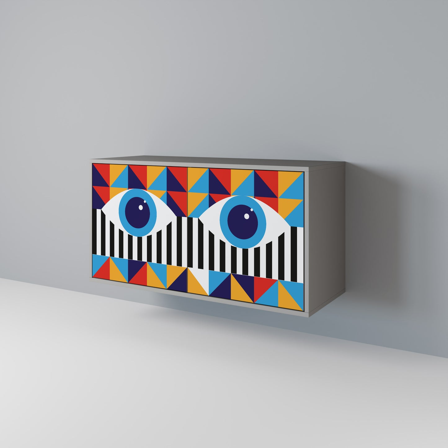 ABSTRACTION AND GEOMETRY Aparador de 2 Puertas
