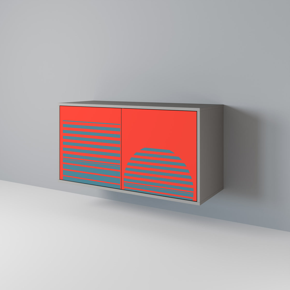 RISING GEOMETRY STARS Aparador de 2 Puertas