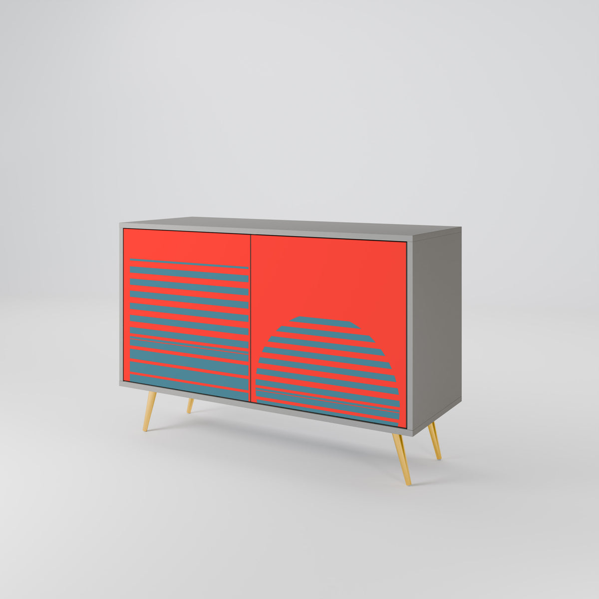 RISING GEOMETRY STARS Aparador de 2 Puertas