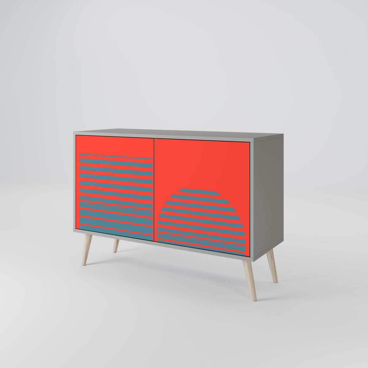 RISING GEOMETRY STARS Aparador de 2 Puertas