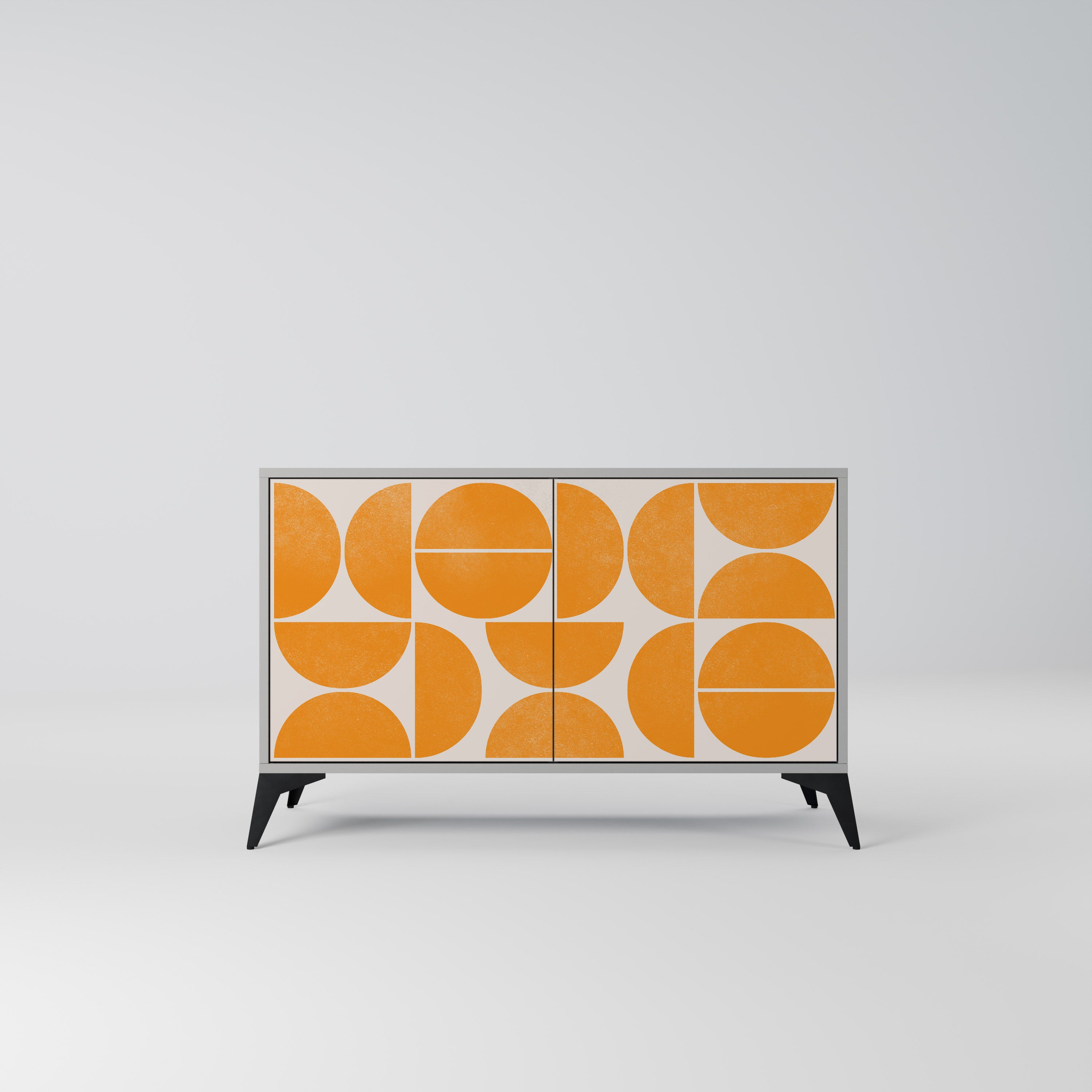 Aparador de 2 puertas RECURRING DREAMS en acabado gris