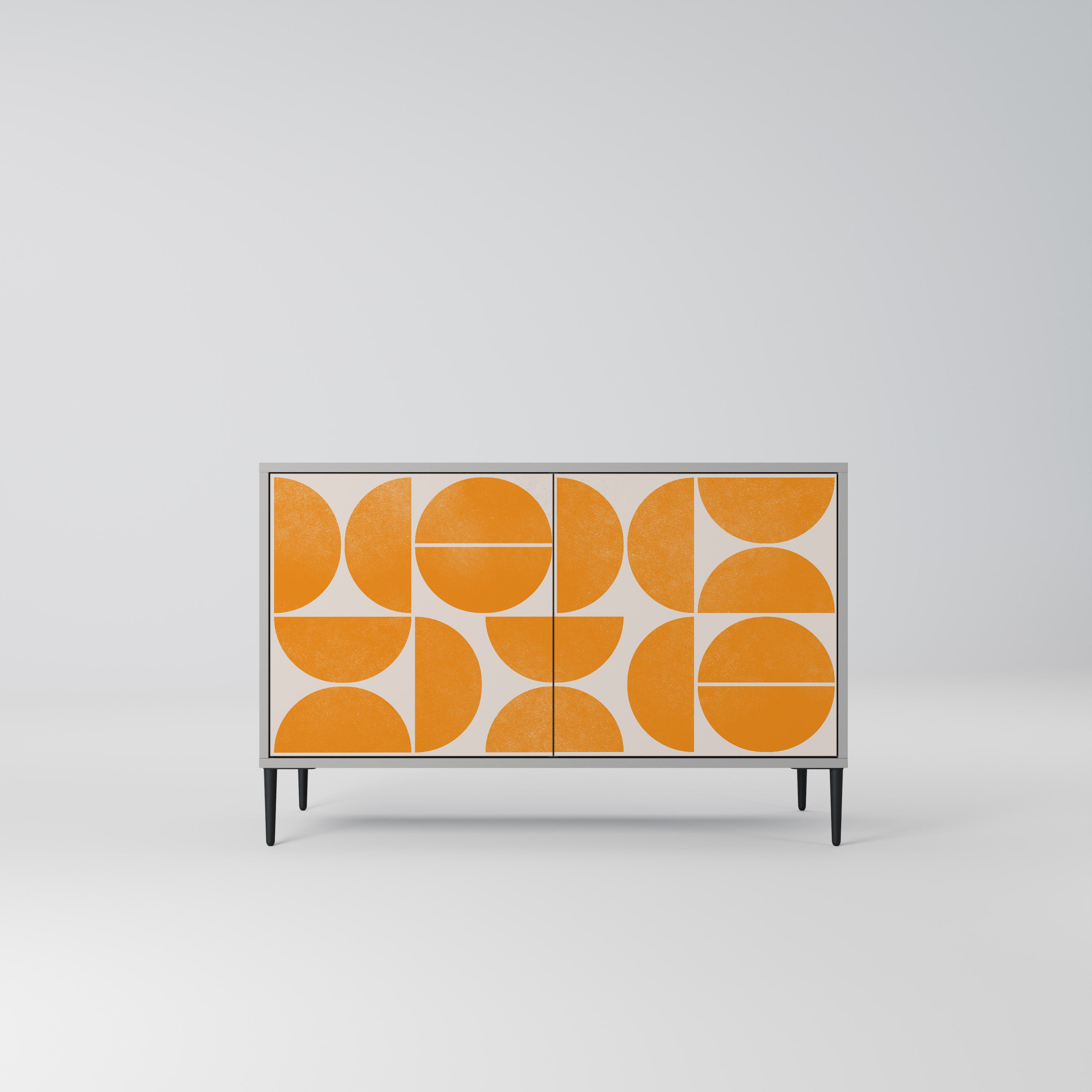 Aparador de 2 puertas RECURRING DREAMS en acabado gris