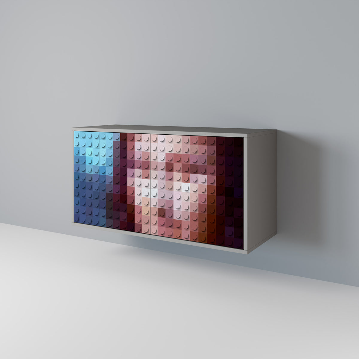 CONSTRUCTIVE ART Aparador de 2 Puertas