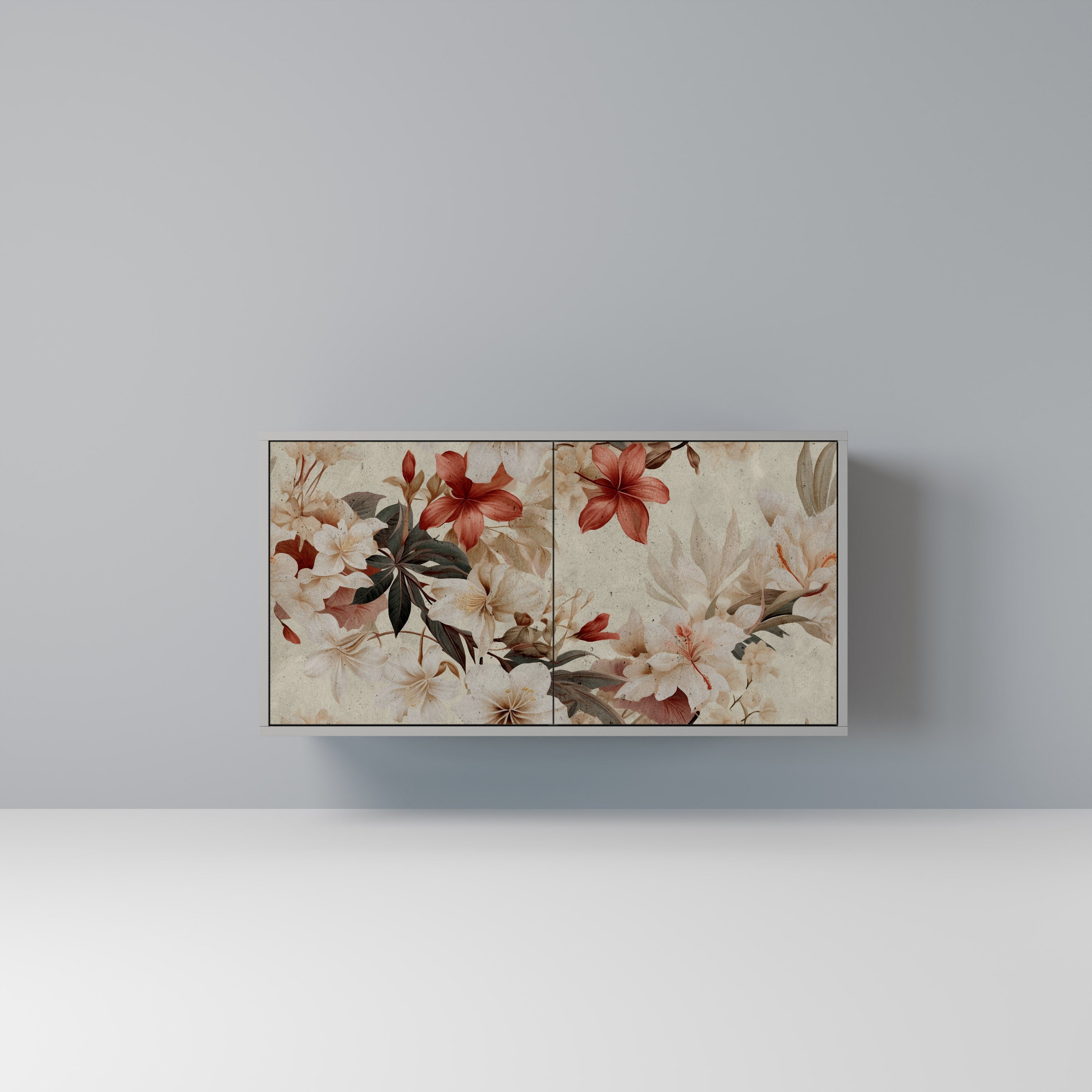 Aparador PETAL HARMONY de 2 puertas en acabado gris