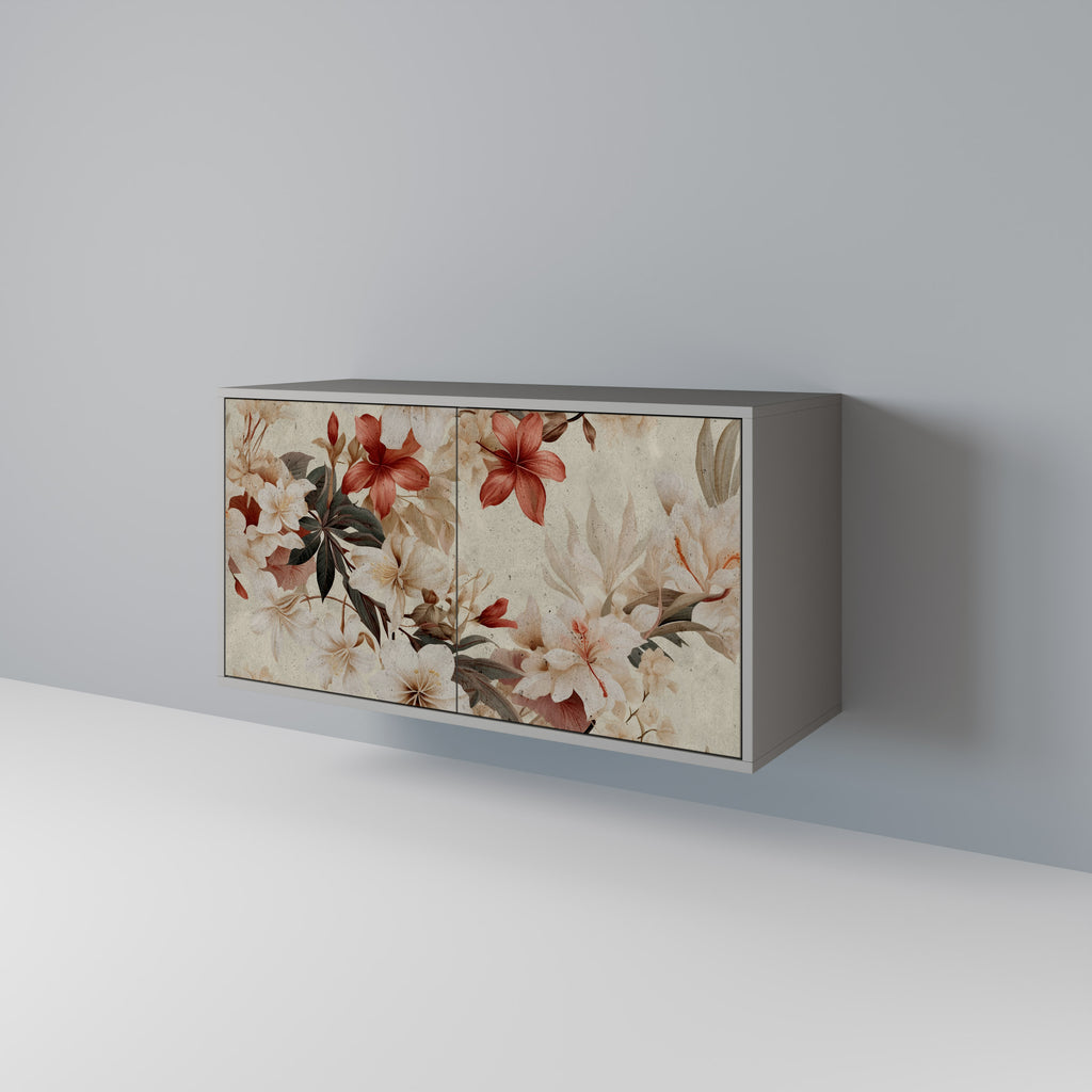 Aparador PETAL HARMONY de 2 puertas en acabado gris