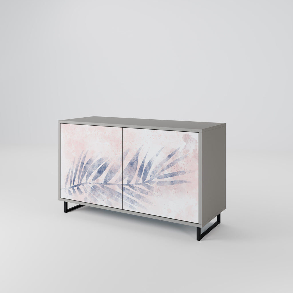 Aparador TIMELESS FLOAT de 2 puertas en acabado gris