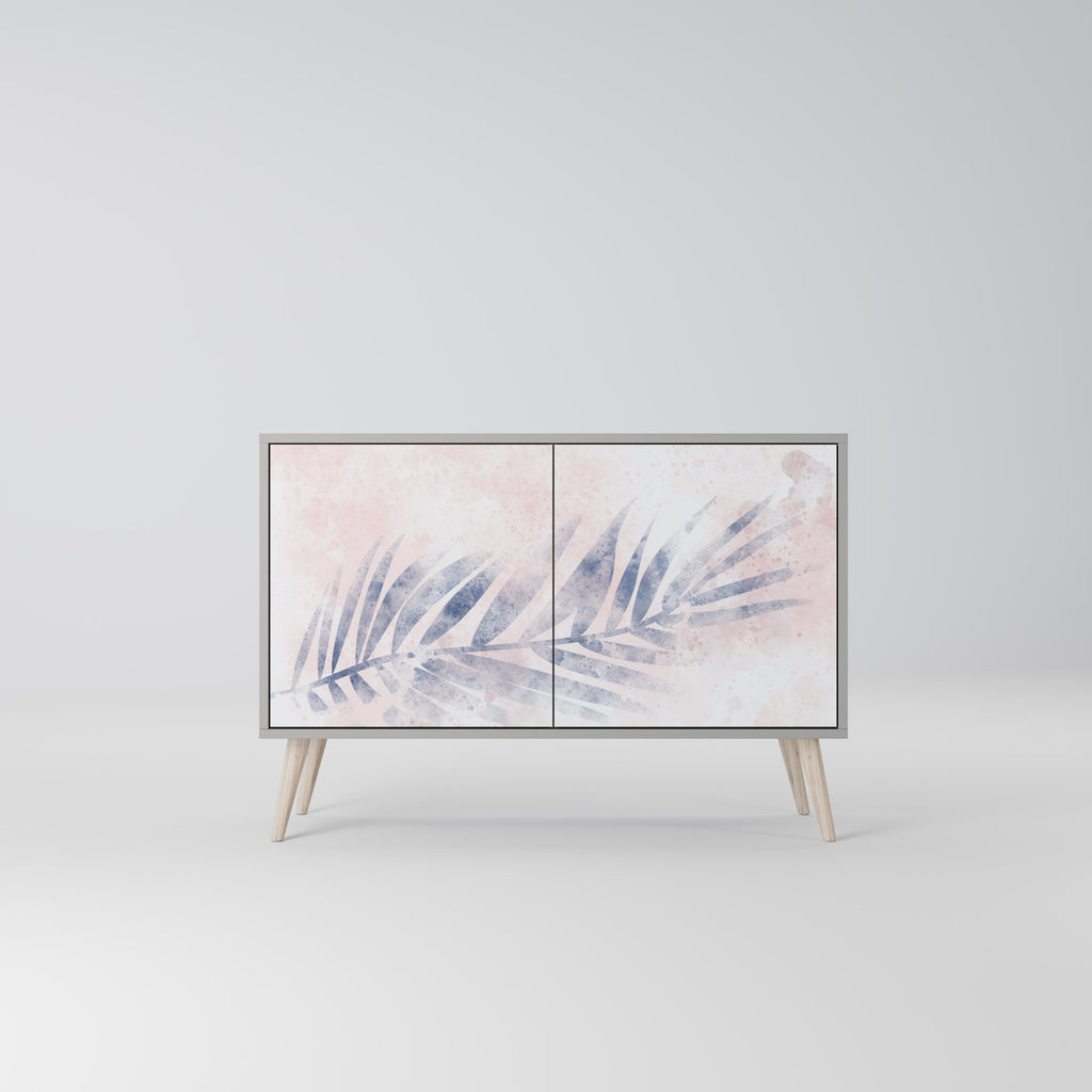 Aparador TIMELESS FLOAT de 2 puertas en acabado gris