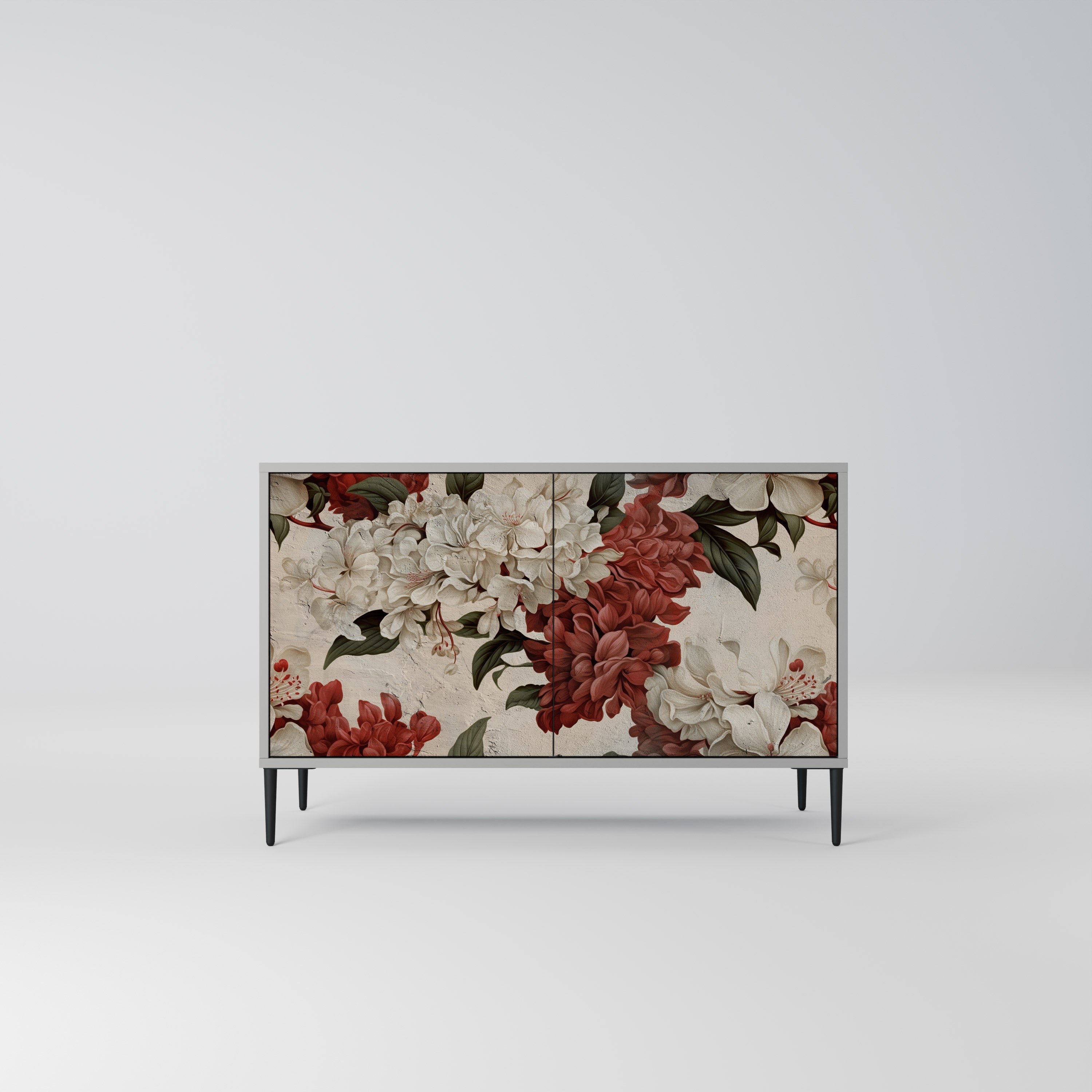 Aparador de 2 puertas EPHEMERAL DAYS en acabado gris