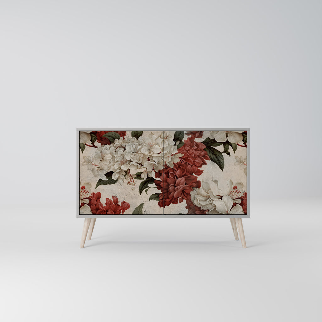 Aparador de 2 puertas EPHEMERAL DAYS en acabado gris