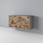 PETAL DISTINGUISH 2-Door Sideboard in Grey Finish