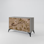 PETAL DISTINGUISH 2-Door Sideboard in Grey Finish