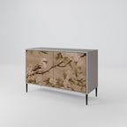 PETAL DISTINGUISH 2-Door Sideboard in Grey Finish