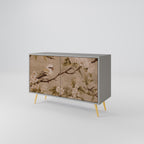PETAL DISTINGUISH 2-Door Sideboard in Grey Finish