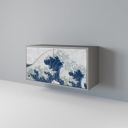 THE GREAT WAVE AT KANAGAWA Aparador de 2 Puertas
