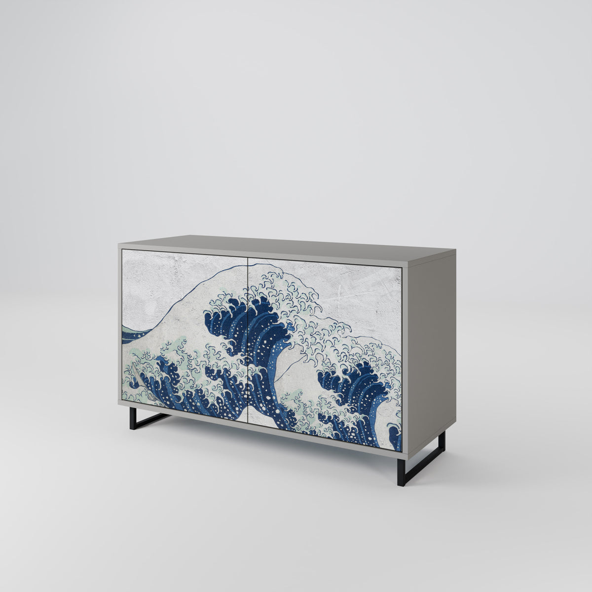 THE GREAT WAVE AT KANAGAWA Aparador de 2 Puertas