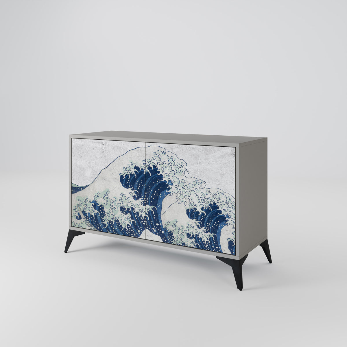 THE GREAT WAVE AT KANAGAWA Aparador de 2 Puertas