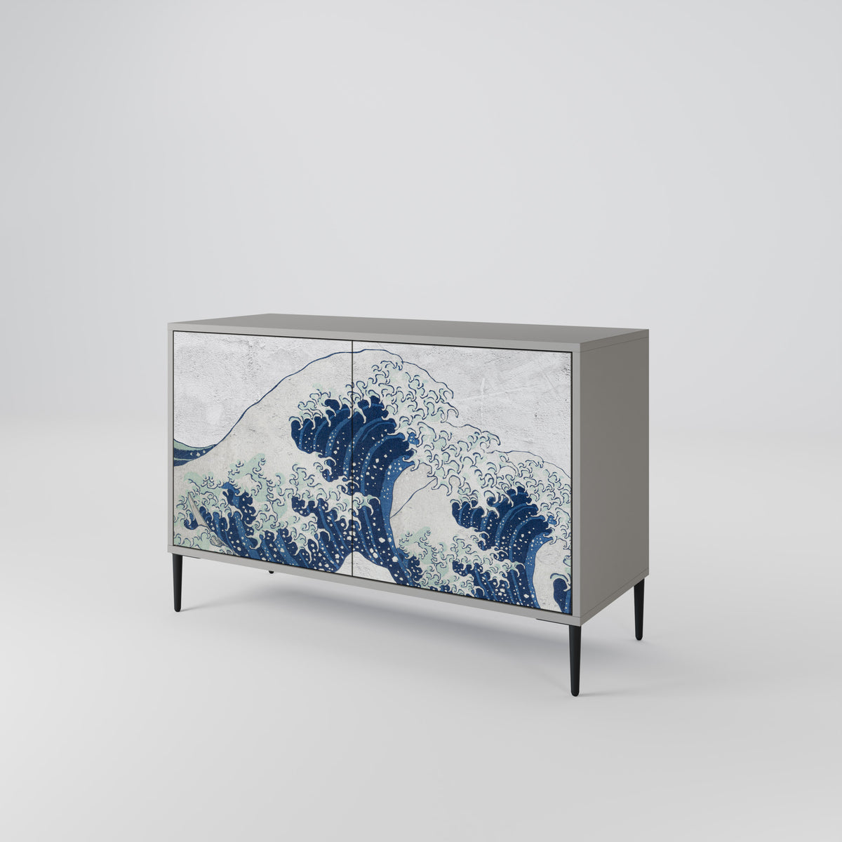 THE GREAT WAVE AT KANAGAWA Aparador de 2 Puertas