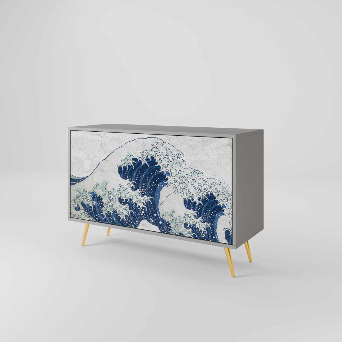 THE GREAT WAVE AT KANAGAWA Aparador de 2 Puertas