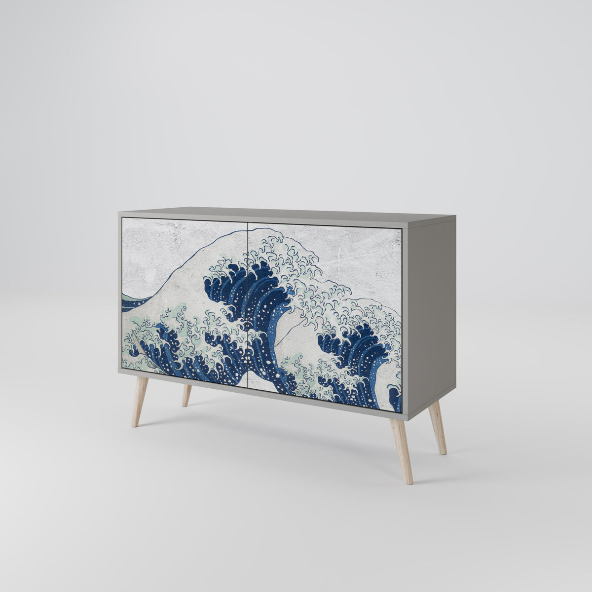 THE GREAT WAVE AT KANAGAWA Aparador de 2 Puertas