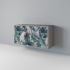 POPINJAY LOOK Aparador de 2 Puertas en Acabado Gris