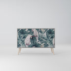 POPINJAY LOOK Aparador de 2 Puertas en Acabado Gris