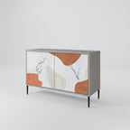 TRANQUIL TWIG Aparador de 2 Puertas en Acabado Gris