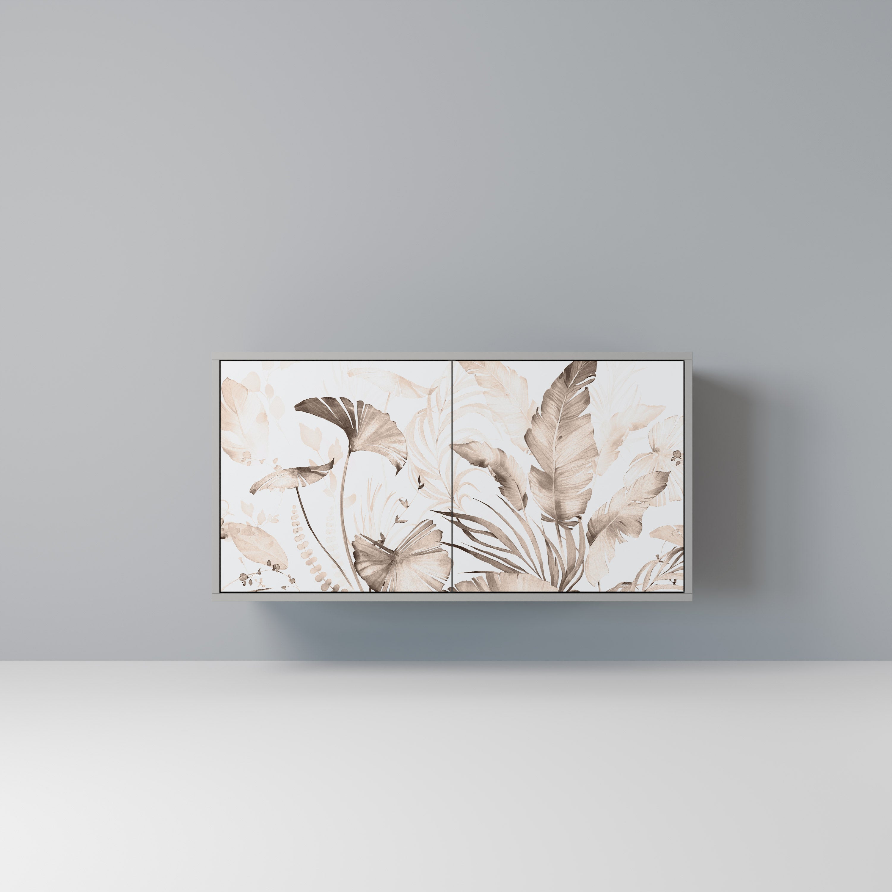 Aparador WILD TENDERNESS de 2 puertas en acabado gris