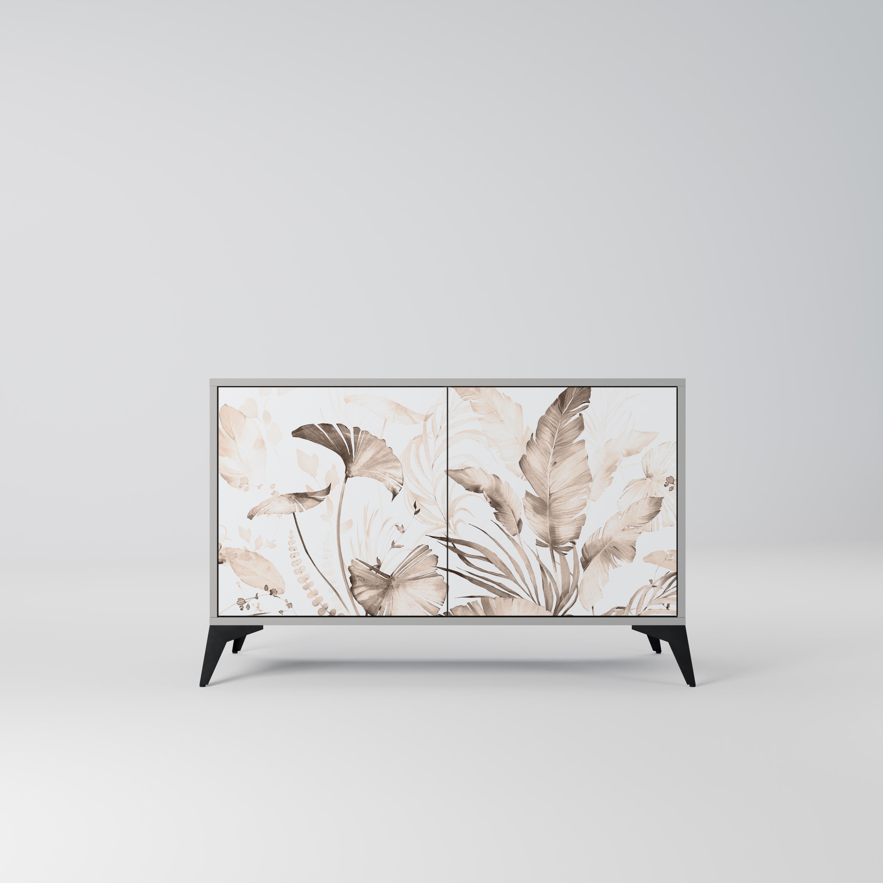 Aparador WILD TENDERNESS de 2 puertas en acabado gris