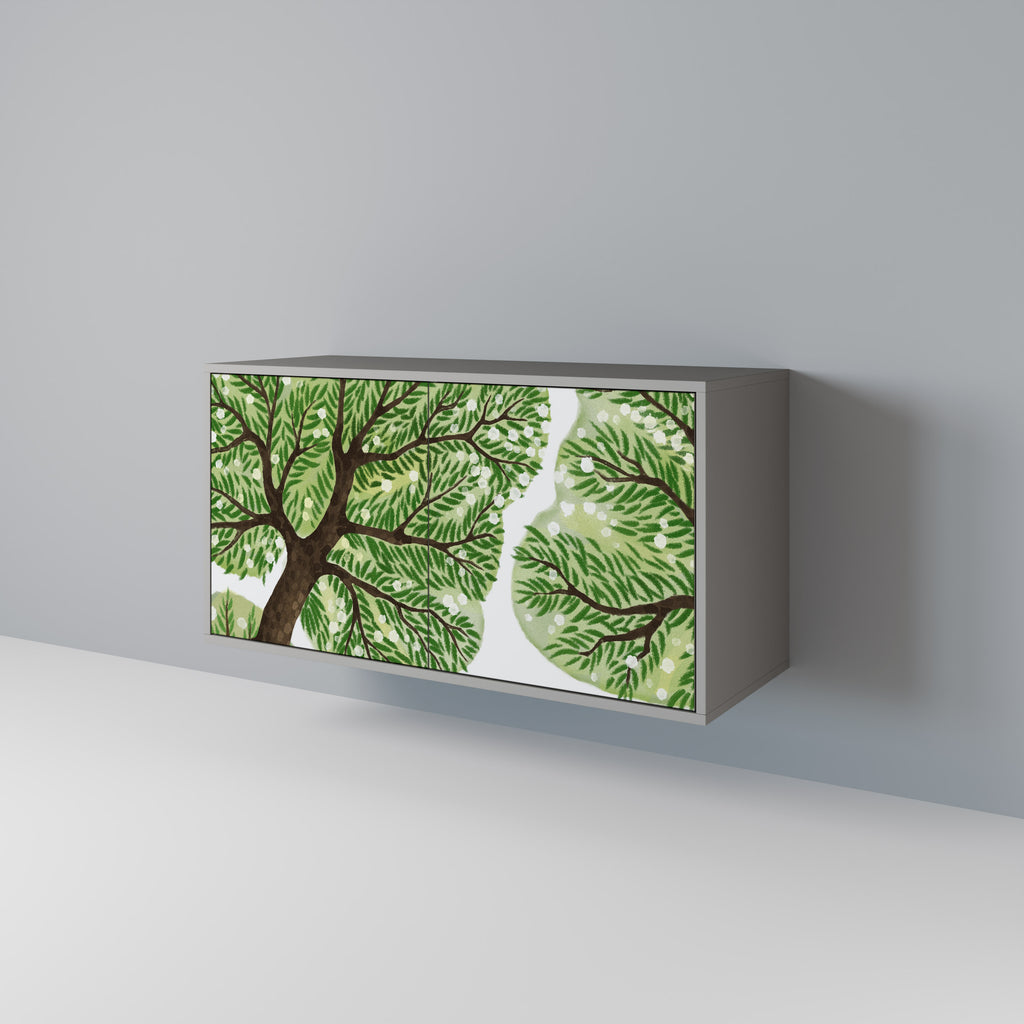 Aparador WILDERNESS DASH de 2 puertas en acabado gris