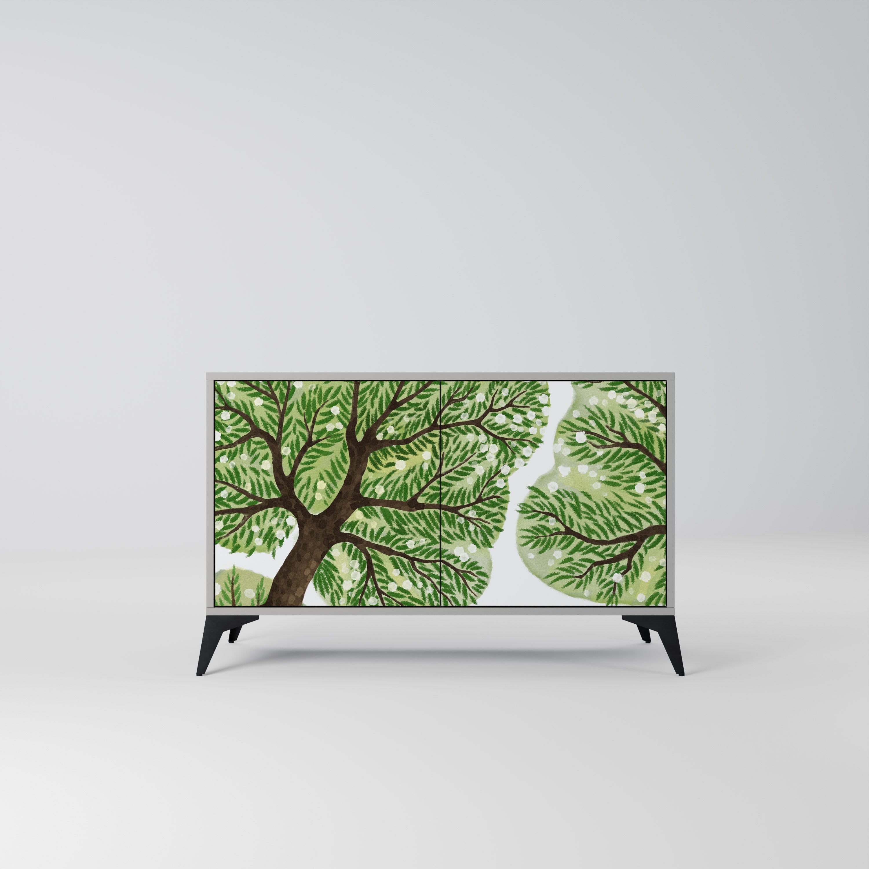 Aparador WILDERNESS DASH de 2 puertas en acabado gris