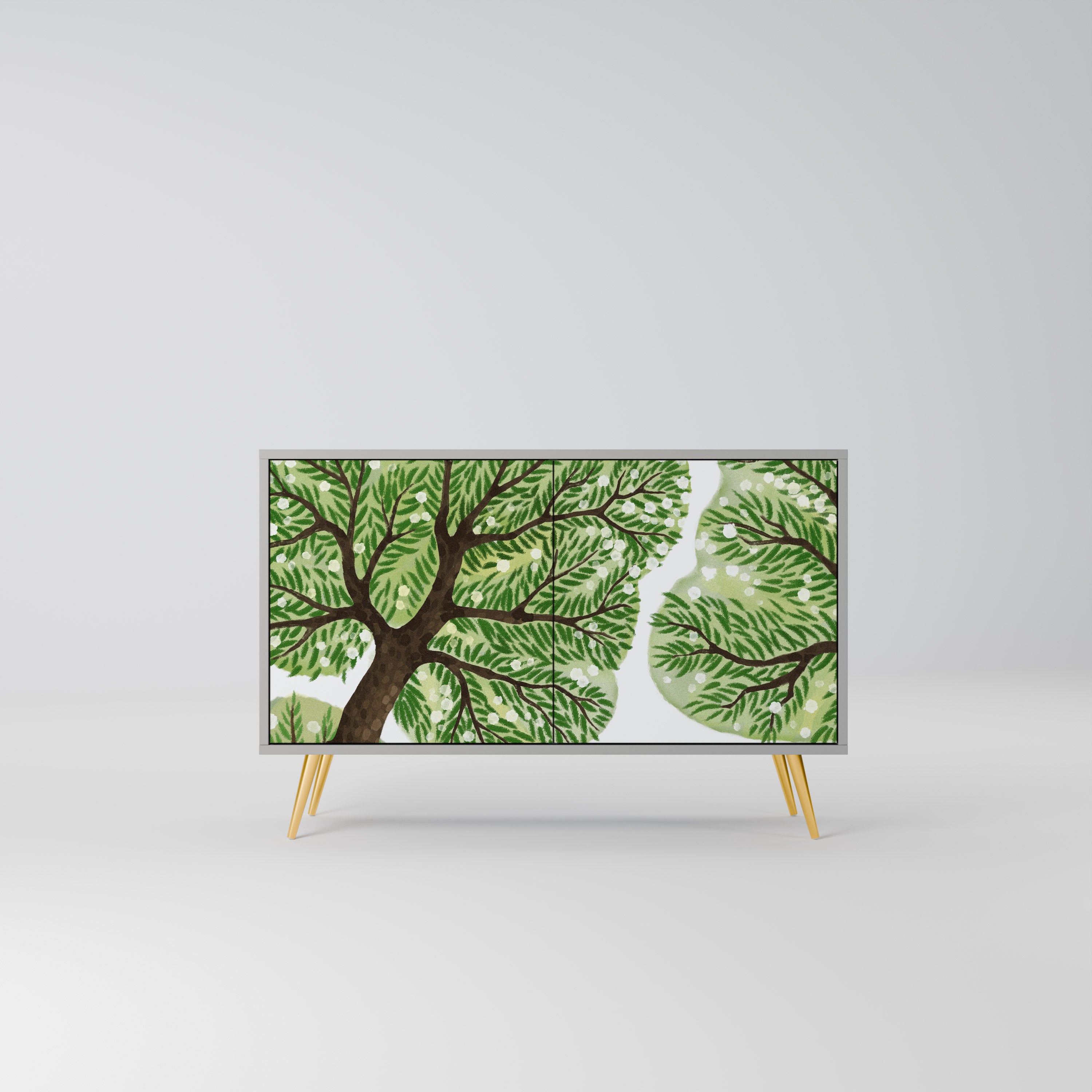 Aparador WILDERNESS DASH de 2 puertas en acabado gris