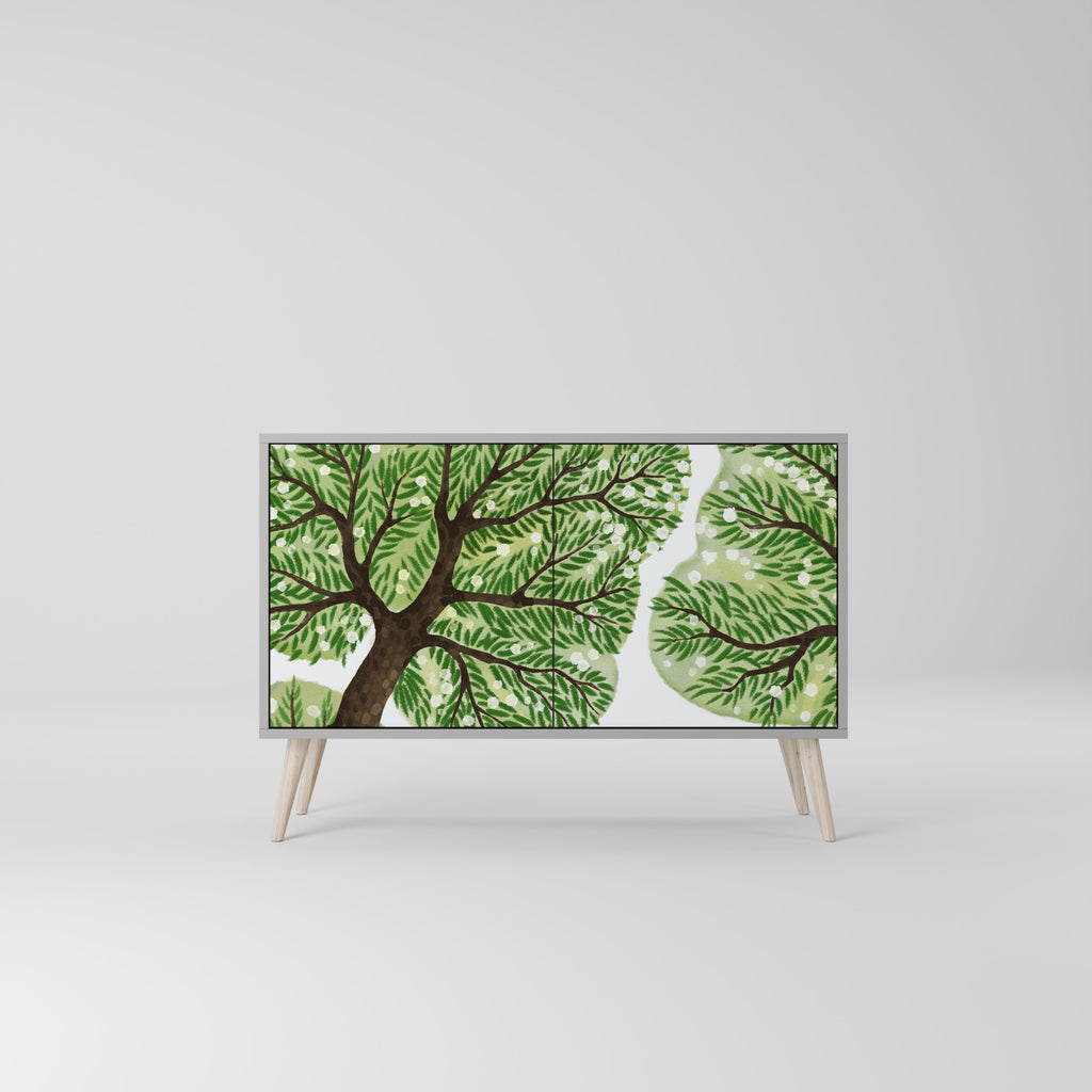 Aparador WILDERNESS DASH de 2 puertas en acabado gris