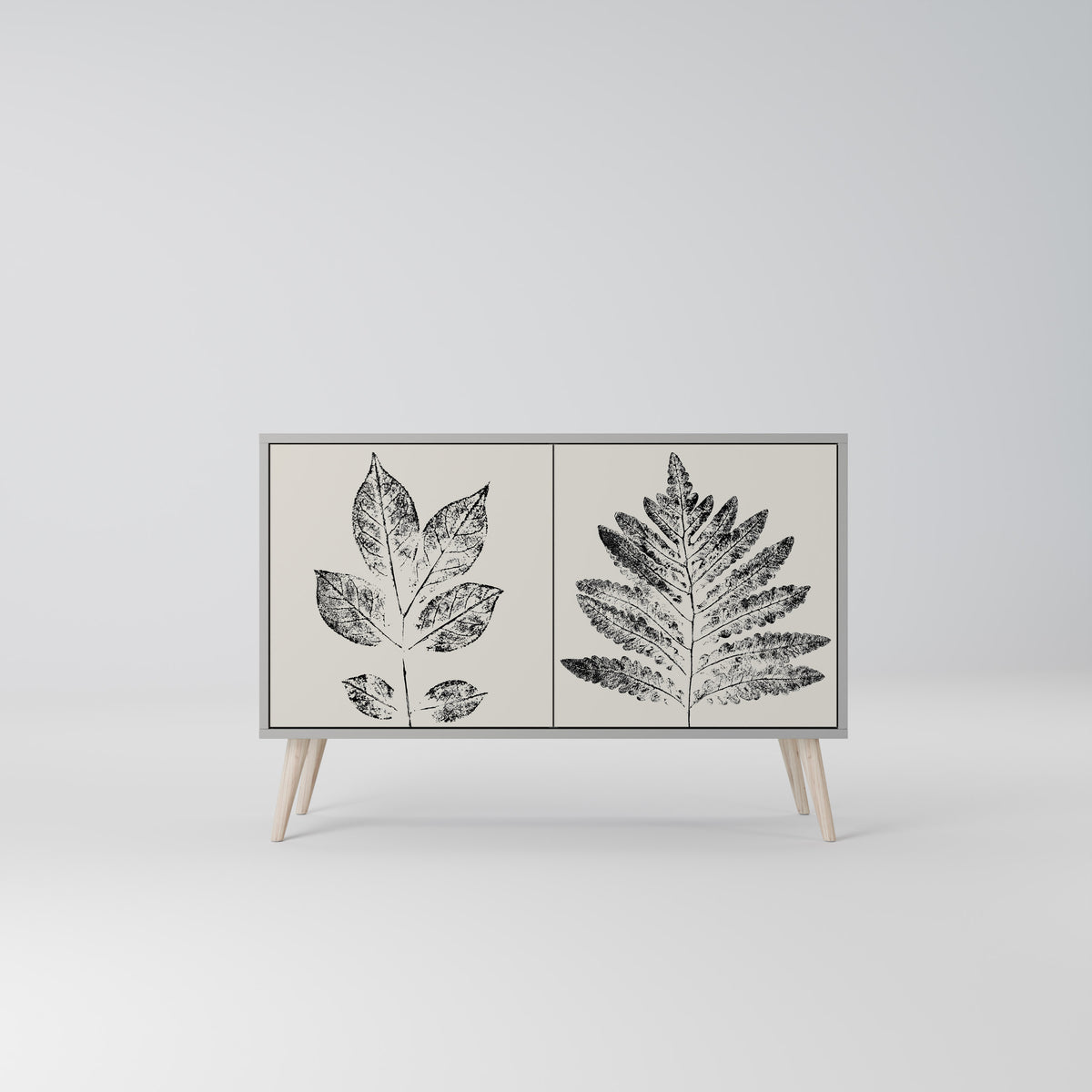 LEAFY STAMPS Aparador de 2 Puertas