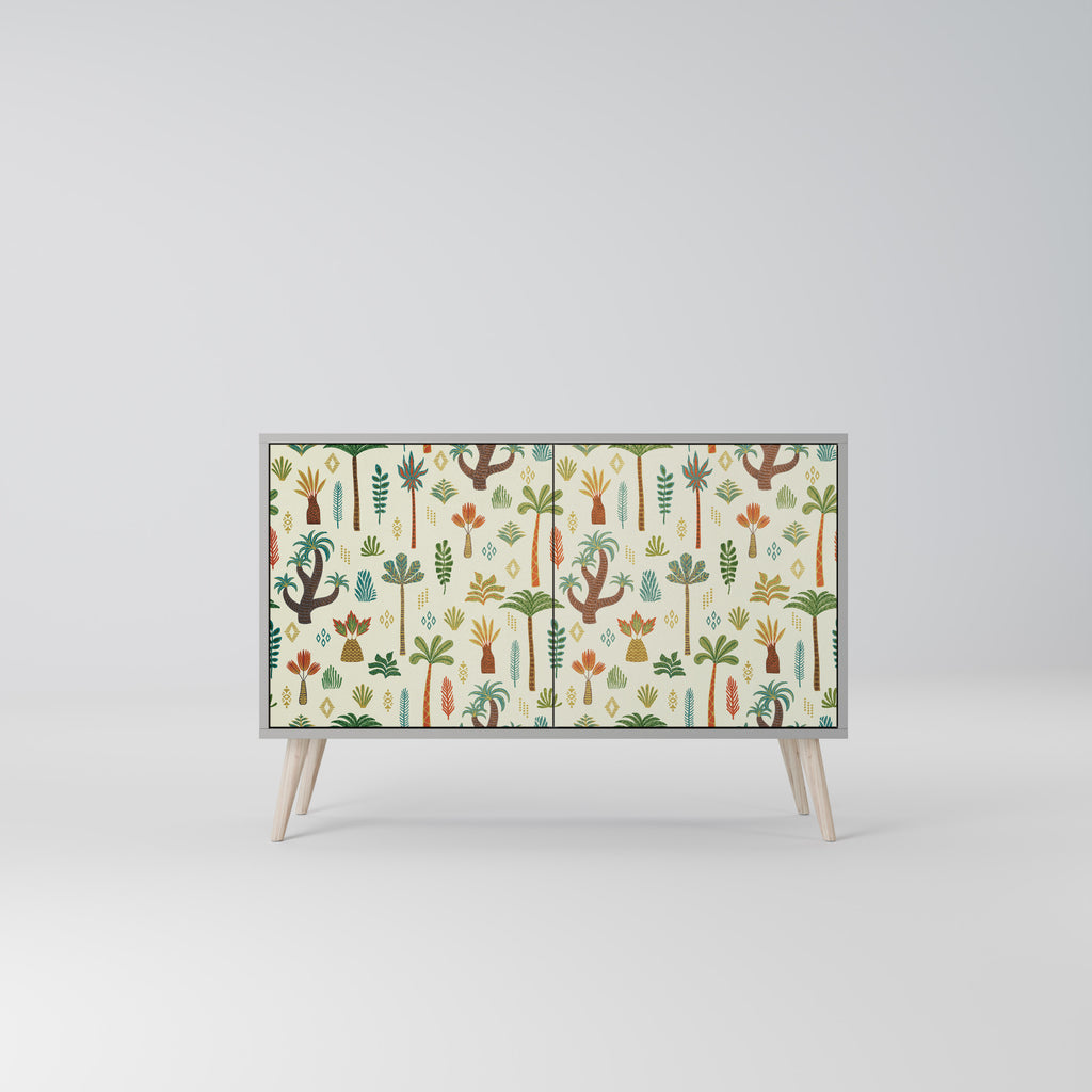 Aparador PALM SPRING de 2 puertas en acabado gris