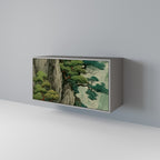 VERDURE ABYSS Aparador de 2 Puertas en Acabado Gris