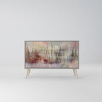 VEILED SUMMIT 2-Door Sideboard in Grey Finish