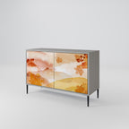 TRACES OF AUTUMN Aparador de 2 Puertas en Acabado Gris