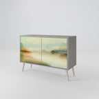 MORNING BY THE LAKE Aparador de 2 Puertas en Acabado Gris