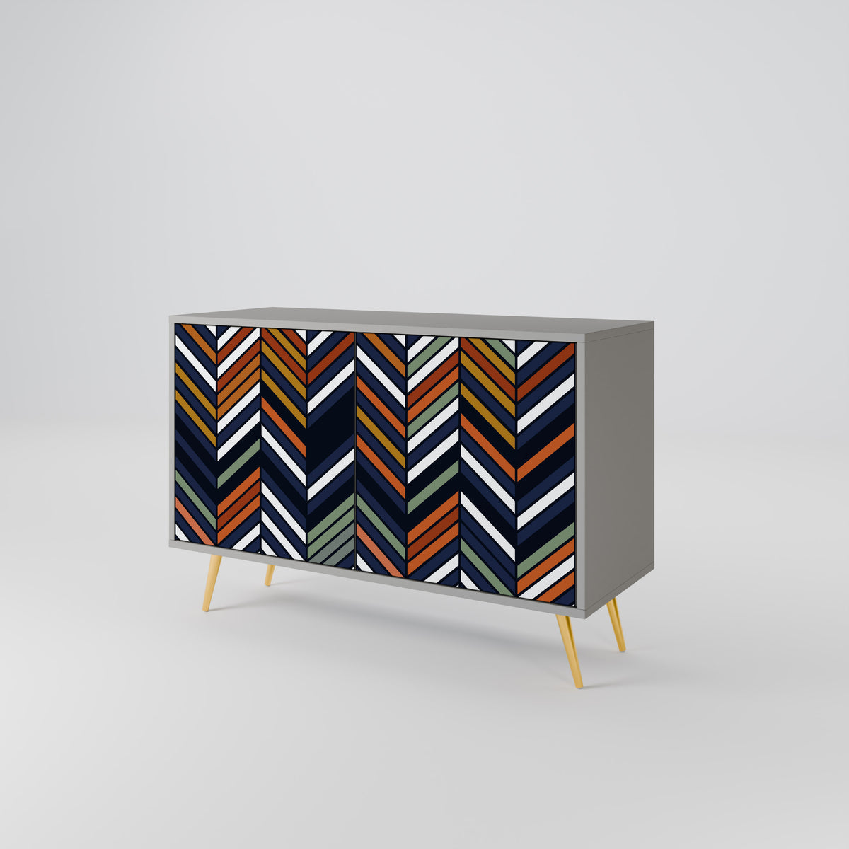VIBRANT PATCHWORK Aparador de 2 Puertas