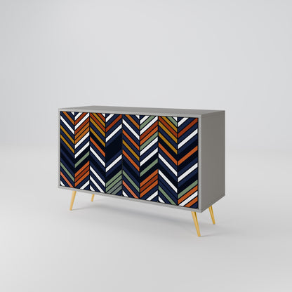 VIBRANT PATCHWORK Aparador de 2 Puertas