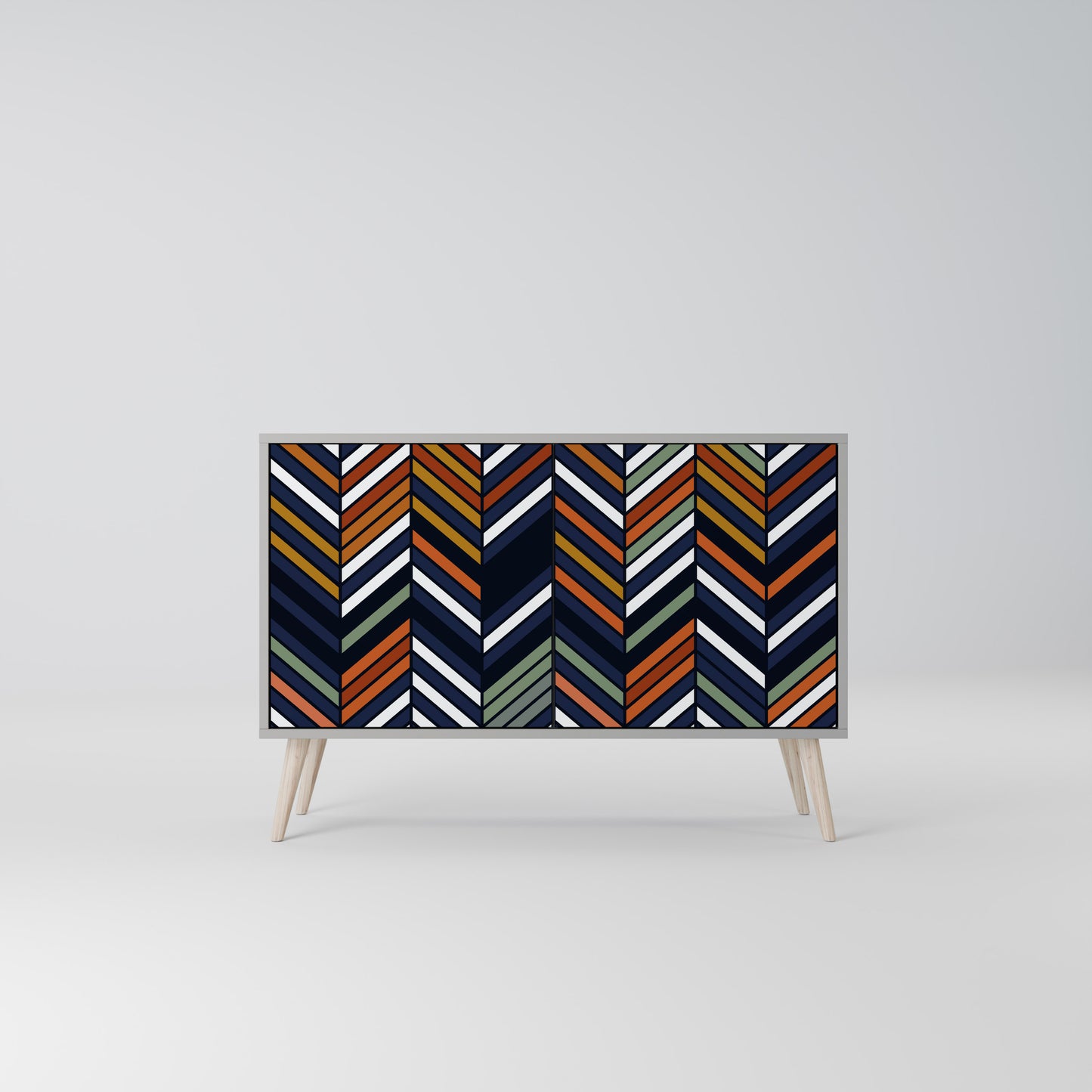 VIBRANT PATCHWORK Aparador de 2 Puertas